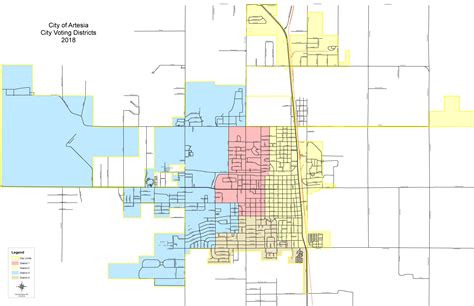 city of artesia nm map.